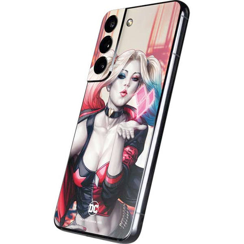 DC Comics Harley Quinn Rebirth Cover #1 Legacy Color Variant Art by Art Germ Galaxy S22 Skin